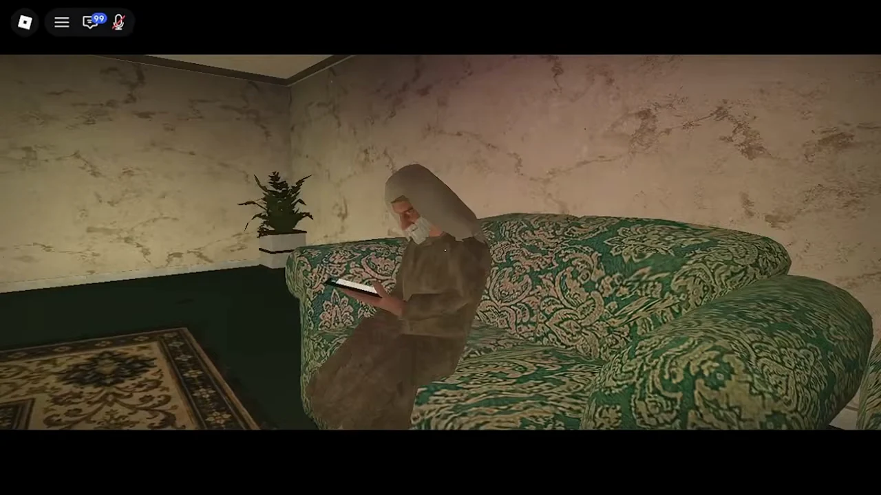 شخصية داخل المشهد القصصي: المظهر الواقعي نسبيًا لا يثبت هوية شخص من خارج اللعبة.